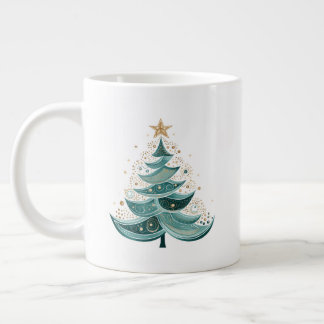 Winter Pine Tree Weihnachtskaffee Tasse