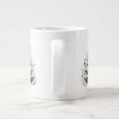 Winter Pine Tree Weihnachtskaffee Tasse (Rückseite)