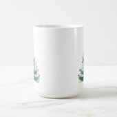 Winter Pine Tree Weihnachtskaffee Tasse (Mittel)