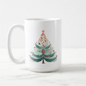 Winter Pine Tree Weihnachtskaffee Tasse (Links)