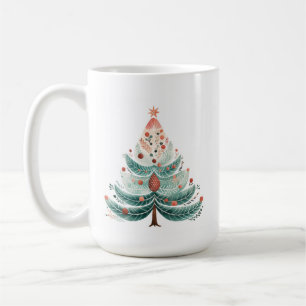 Winter Pine Tree Weihnachtskaffee Tasse