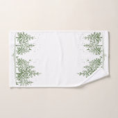 Winter Pine Trees and Deer CHANGE FARBE Badhandtuch Set (Handtuch)