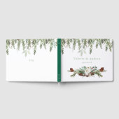 Winter Pine Wedding Guestbook Gästebuch (Voll)