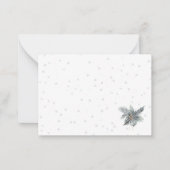 Winter Pinecone Notecards Mitteilungskarte (Vorderseite)