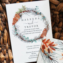 Winter Pinecone Wreath, Eukalyptus Wedding