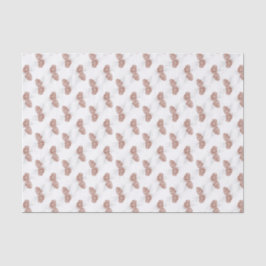 Winter Pinecones, braun, weißes, weißes Tellerpapi Seidenpapier