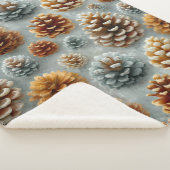 Winter Pinecones Harmonie Sherpadecke (3/4)