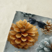 Winter Pinecones Harmonie Strandtuch (Beispiel)