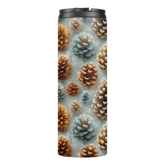 Winter Pinecones Harmonie Thermosbecher (Rückseite)