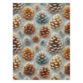 Winter Pinecones Harmonie Tischdecke (Vorderseite)