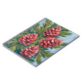 Winter Pinecones | Nature Watercolor Painting Notizblock (Linke Seite)