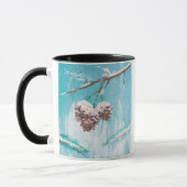 Winter Pinecones Tasse (Links)