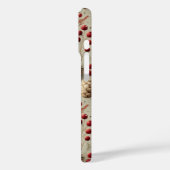 Winter Pinecones und Rote Berries Case-Mate iPhone Hülle (Rückseite / Links)