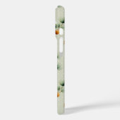 Winter Pinecones und Snowy Branches Case-Mate iPhone Hülle (Rückseite / Links)