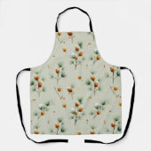 Winter Pinecones und Snowy Branches Schürze (Vorderseite)