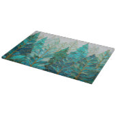 Winter Pines – Christmas Forest Schneidebrett (Ecke)