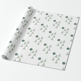Winter Pines Gift Wrap Geschenkpapier