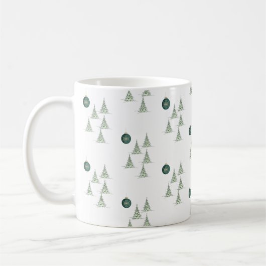 Winter Pines Gift Wrap Kaffeetasse (Links)