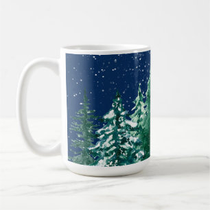 Winter Pines Kaffeetasse