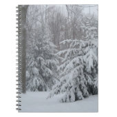 Winter Pines Notebook Notizblock (Vorderseite)