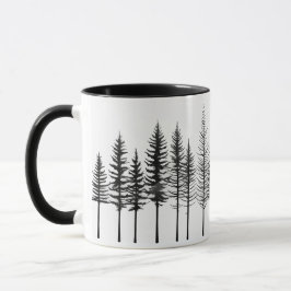 "Winter Pines Tasse" Tasse