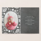 Winter Pines Weihnachten | Foto Folienkarte (Innenseite)