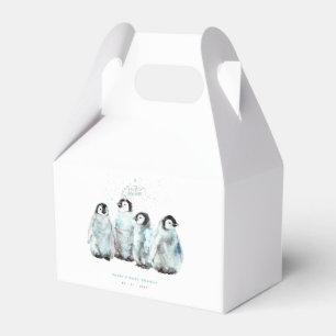Winter-Pinguin-Baby-Party Geschenkschachtel