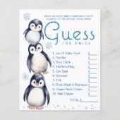 Winter Pinguin Baby Showhandbuch Flyer (Vorne)