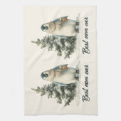 Winter-Pinguin „Beste Mutter überhaupt“ Design Geschirrtuch (Vertikal)