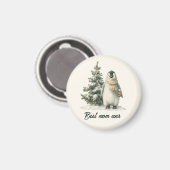 Winter-Pinguin „Beste Mutter überhaupt“ Design Magnet (Vorderseite/Rückseite)