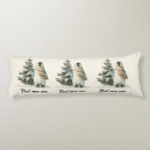 Winter-Pinguin „Beste Mutter überhaupt“ Design Seitenschläferkissen (Rückseite)
