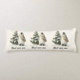 Winter-Pinguin „Beste Mutter überhaupt“ Design Seitenschläferkissen