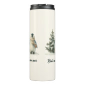 Winter-Pinguin „Beste Mutter überhaupt“ Design Thermosbecher (Rückseite)