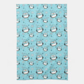 Winter-Pinguin-Küchenhandtuch Geschirrtuch (Vertikal)