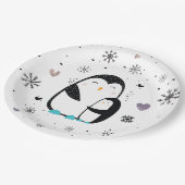 Winter Pinguin Paper Teller (Schrägansicht)