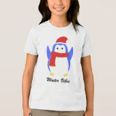 Winter Pinguin T - Shirt (Vorderseite)