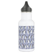 Winter Pinguine nahtlose Muster + Ihre Ideen Edelstahlflasche (Links)