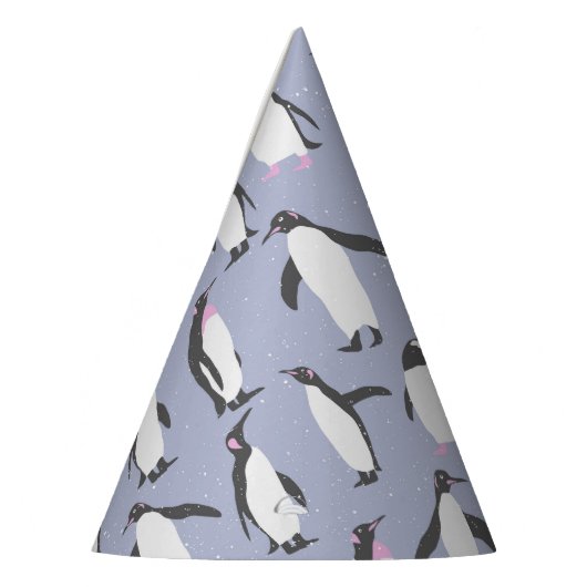 Winter Pinguine nahtlose Muster + Ihre Ideen Partyhütchen (Links)