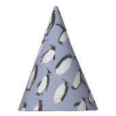 Winter Pinguine nahtlose Muster + Ihre Ideen Partyhütchen (Rechts)