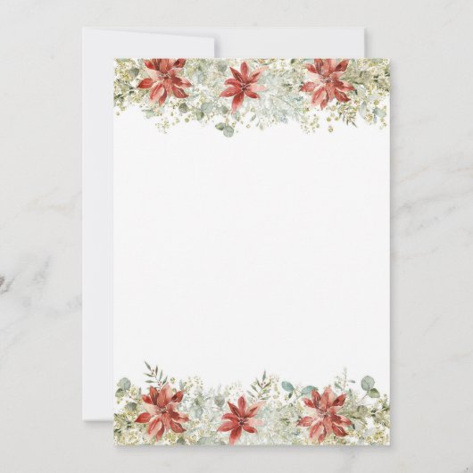 Winter Pink Baby Clothes Kinderdusche Einladung (Rückseite)