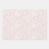 Winter Pink Car Urlaubspapier mit Namen Geschenkpapier Set (Vorderseite 3)