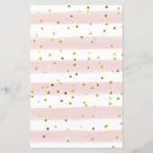 Winter Pink Snowflake Floral Gebete für Baby (Rückseite)