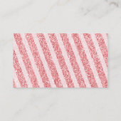 Winter Pink Snowflake Sleigh Baby Shower Registry Begleitkarte (Rückseite)