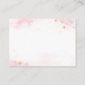 Winter Pink Woodland Tiere Mädchen Bücher für Kind Begleitkarte (Rückseite)