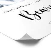 Winter Polar Bär - erraten Sie wie viele Bären? Poster (Ecke)