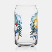 Winter Polar Bären Weihnachten Dosenglas (Links)