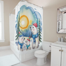 Winter Polar Bären Weihnachten