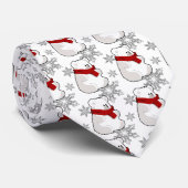 Winter Polar Bären Weihnachten Krawatte (Gerollt)
