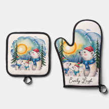 Winter Polar Bären Weihnachten