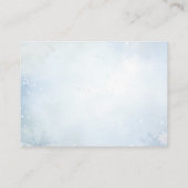 Winter Polar Bärenjunge Babydusche Windelwindeln Begleitkarte (Rückseite)